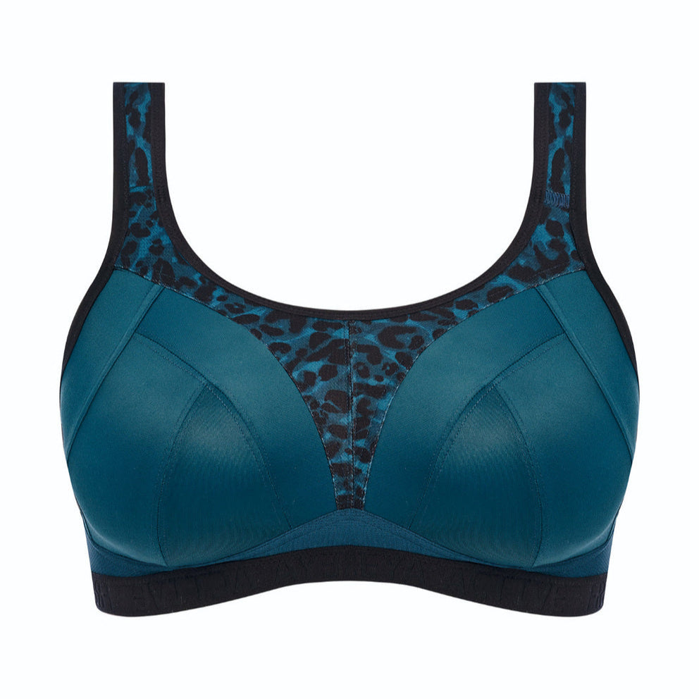 Freya Dynamic Midnight Leopard Non Wired Sports Bra