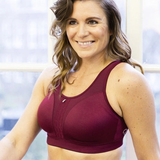 Dolce Sports Bra in Cranberry Crystal
