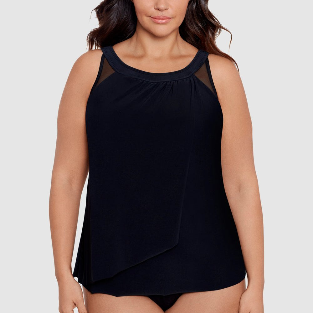 PREORDER Illusionists Ursula Underwired High Neck Tankini Top