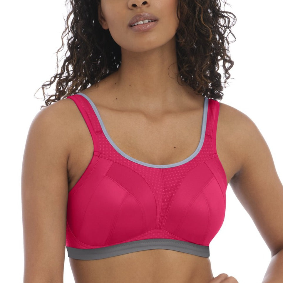 Freya wirefree compression sport bra for fullerbusts